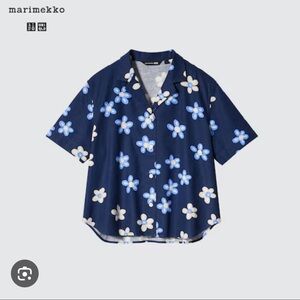 UNIQLO x Marimekko Linen Blend Shirt 2024, Size: M